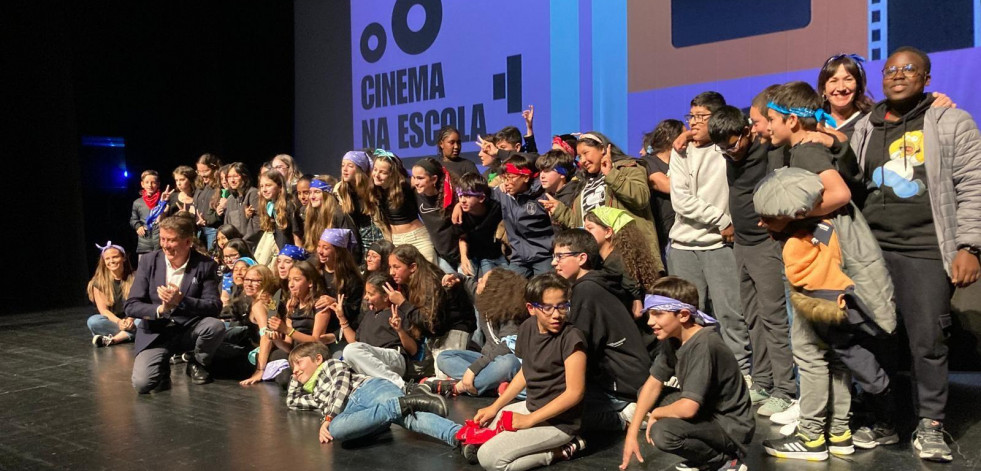 El CEIP Sagrada Familia gana el certamen ‘Cinema na escola’