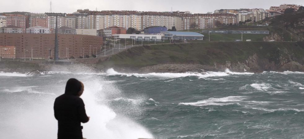 Parte de la costa gallega estará en aviso  por temporal